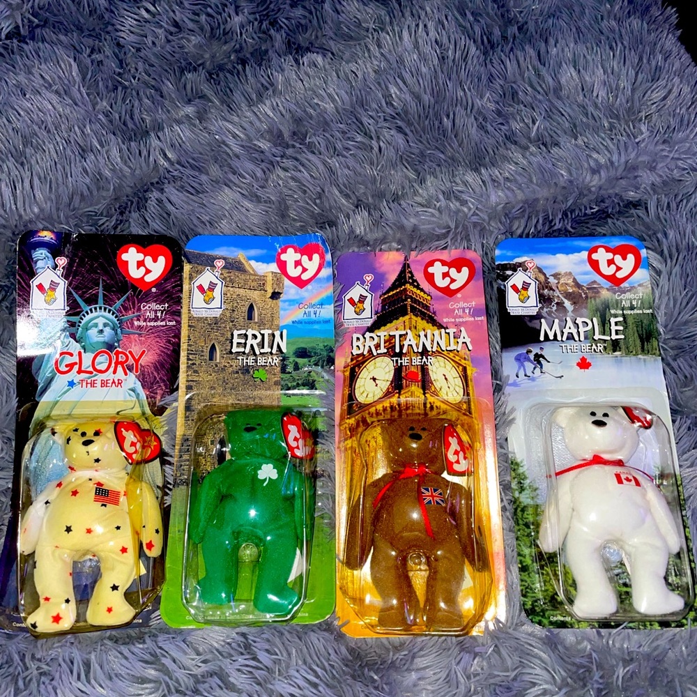 RARE COLLECTION TY McDonalds bears with ERRORS